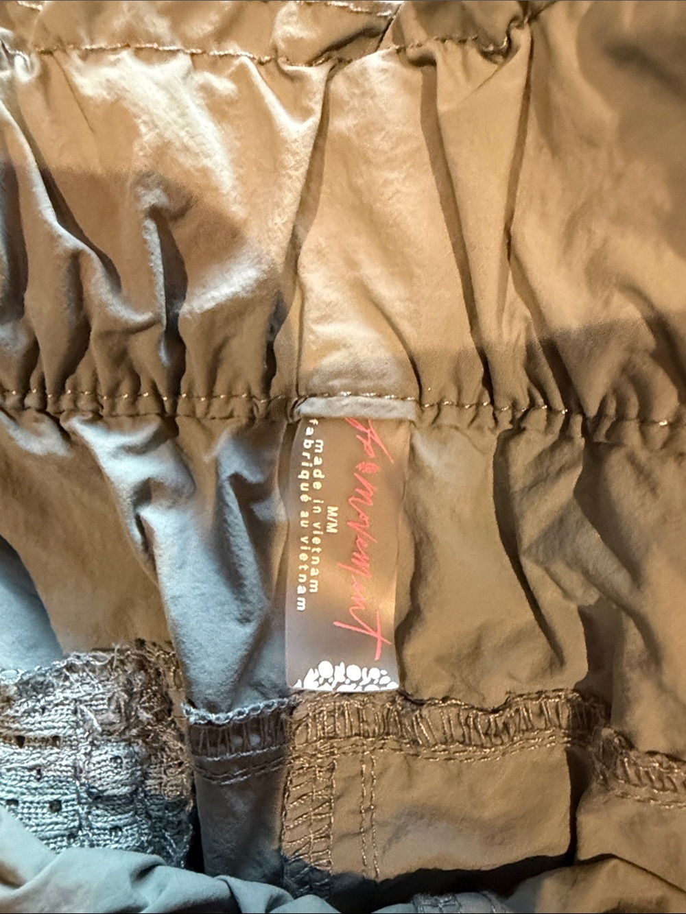 FP Movement by Free People Olive Green Lightweight Athletic Shorts - Picture 2 of 3